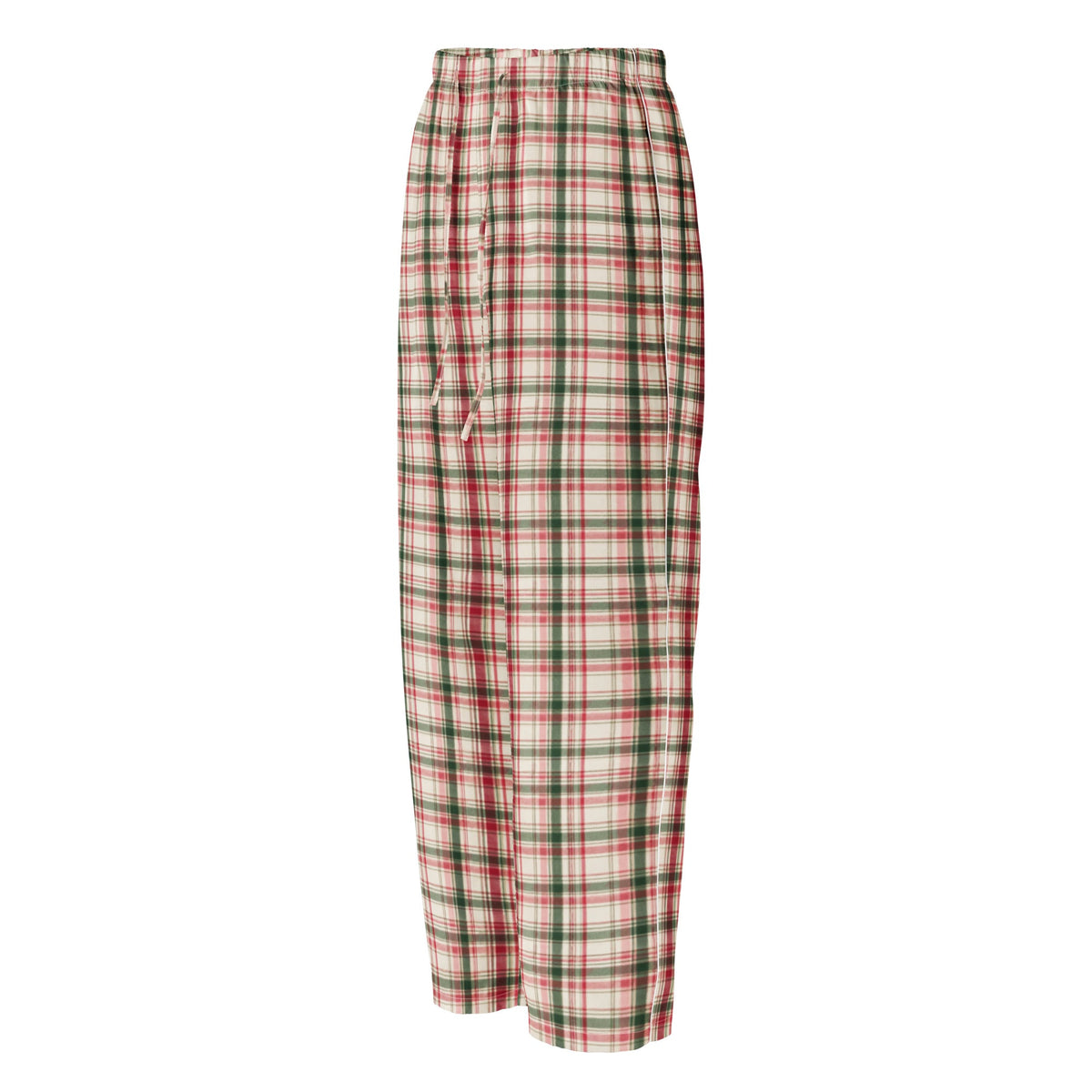 Wintering Slowly Tartan Pajama Set pants