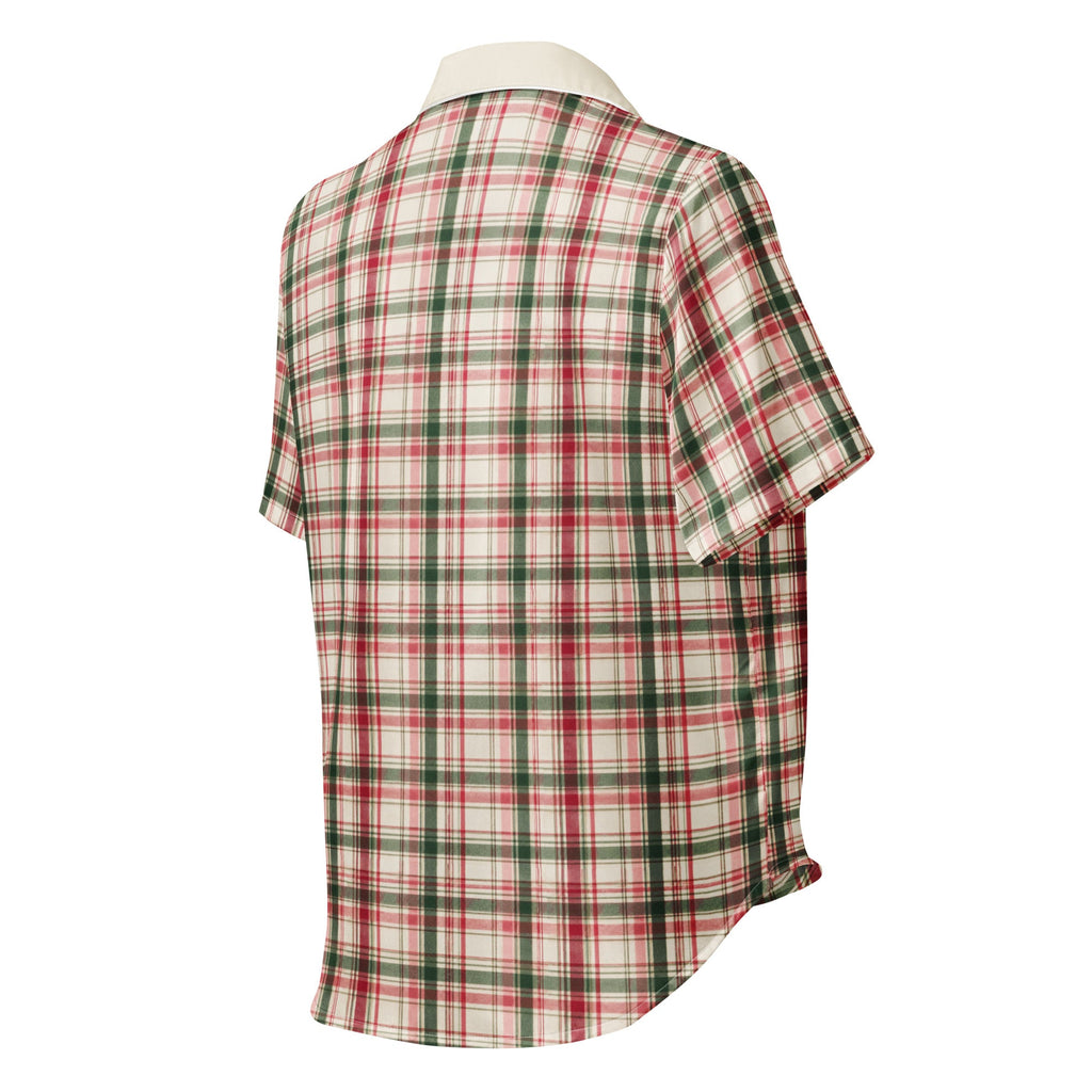 Wintering Slowly Tartan Pajama Set top back