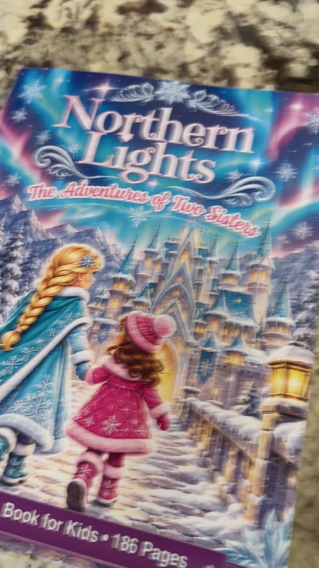 Northern Lights: The Adventures of Two Sisters A Coloring Book for Kids